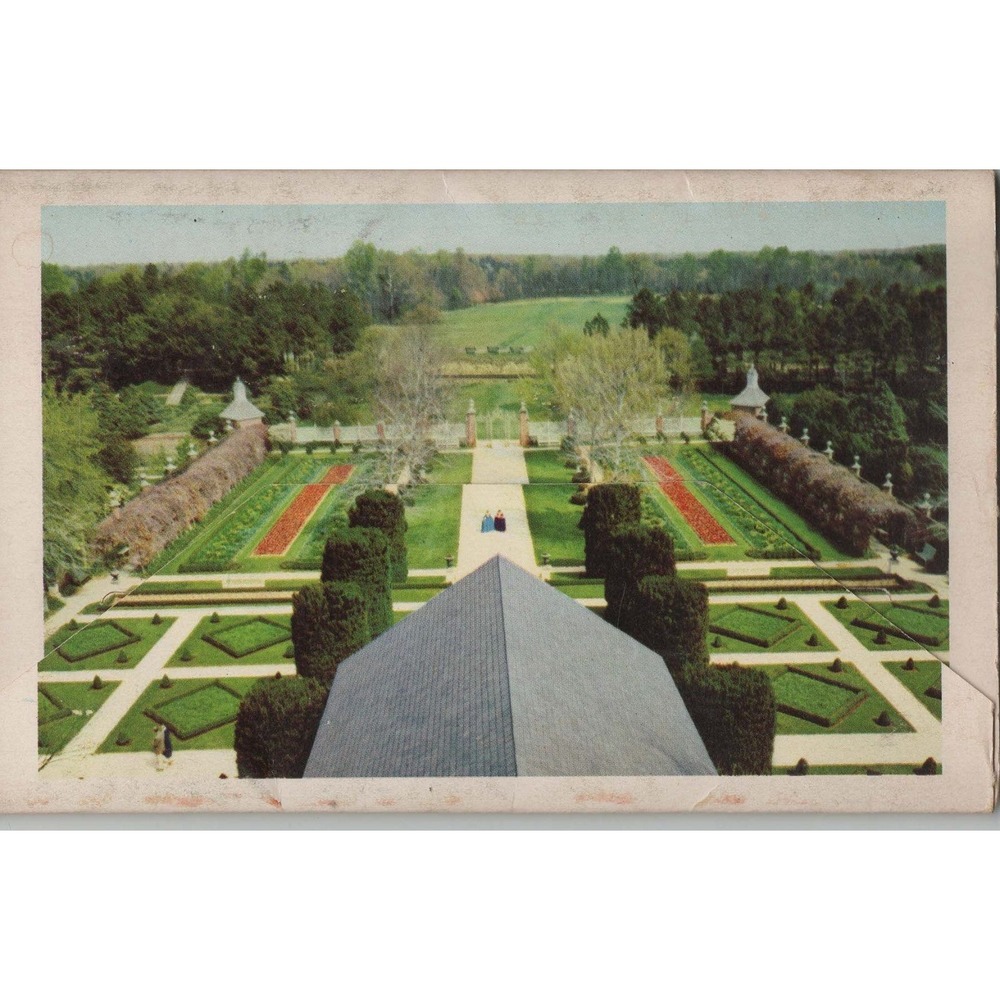 Governor's Palace Historic Williamsburg Virginia VA Souvenir Postcard Folder - Picture 2 of 2